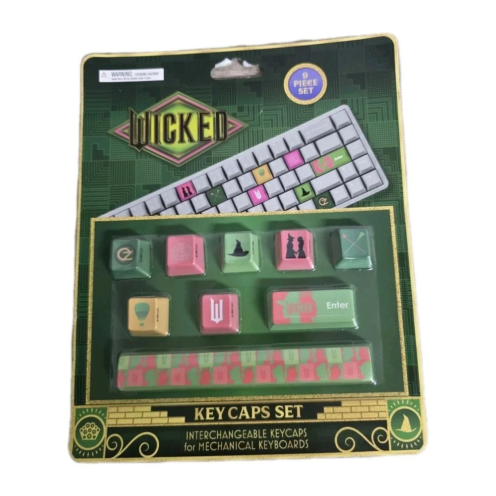 Wicked Tech Accessories Lot Keycaps Charger Cable‎ Protectors NEW